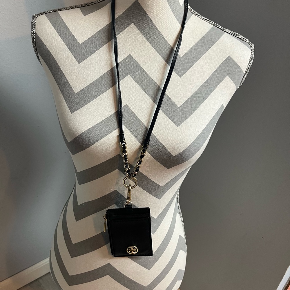 Tory Burch Card Holder Necklace